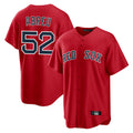 tocy B.Red Sox #52 Wilyer Abreu Player Red Home Game Stitched Jerseys