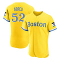tocy B.Red Sox #52 Wilyer Abreu Player Yellow Limited Elite Home Game Stitched Jerseys
