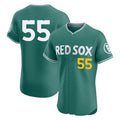 tocy B.Red Sox #55 Ranger Su¡§¡érez Player Green City Connect Limited Elite Home Game Stitched Jerseys