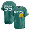 tocy B.Red Sox #55 Ranger Su¡§¡érez Player Green City Connect Limited Home Game Stitched Jerseys
