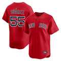 tocy B.Red Sox #55 Ranger Su¡§¡érez Player Red Limited Home Game Stitched Jerseys