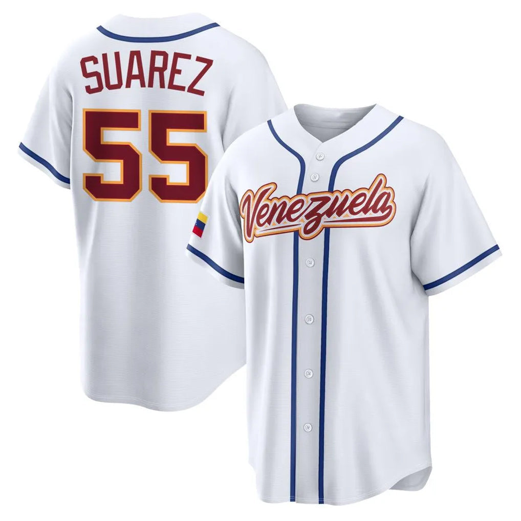 tocy B.Red Sox #55 Ranger Su¡§¡érez Player White 2026 World Classic Limited Home Game Stitched Jerseys