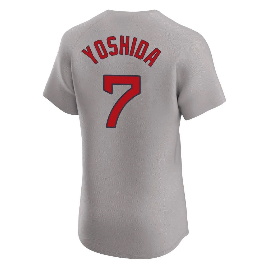 tocy B.Red Sox #7 Masataka Yoshida Player Gray Road Limited Elite Home Game Stitched Jerseys