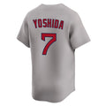 tocy B.Red Sox #7 Masataka Yoshida Player Gray Road Limited Home Game Stitched Jerseys