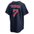 tocy B.Red Sox #7 Masataka Yoshida Player Navy Home Game Stitched Jerseys