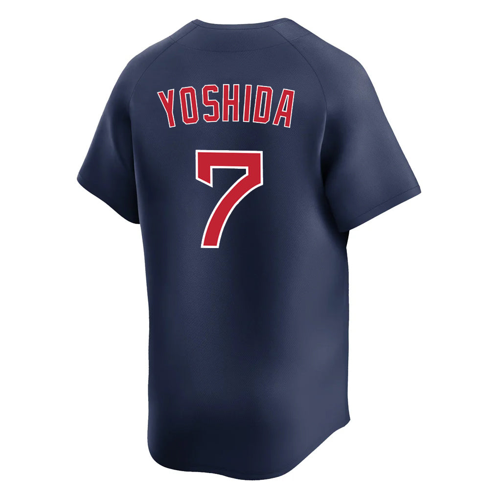 tocy B.Red Sox #7 Masataka Yoshida Player Navy Limited Home Game Stitched Jerseys