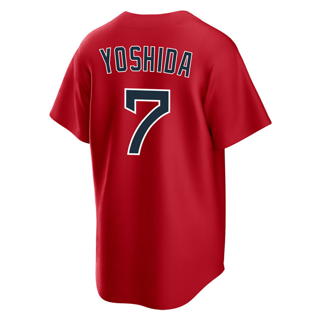 tocy B.Red Sox #7 Masataka Yoshida Player Red Home Game Stitched Jerseys