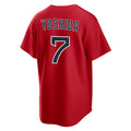 tocy B.Red Sox #7 Masataka Yoshida Player Red Home Game Stitched Jerseys