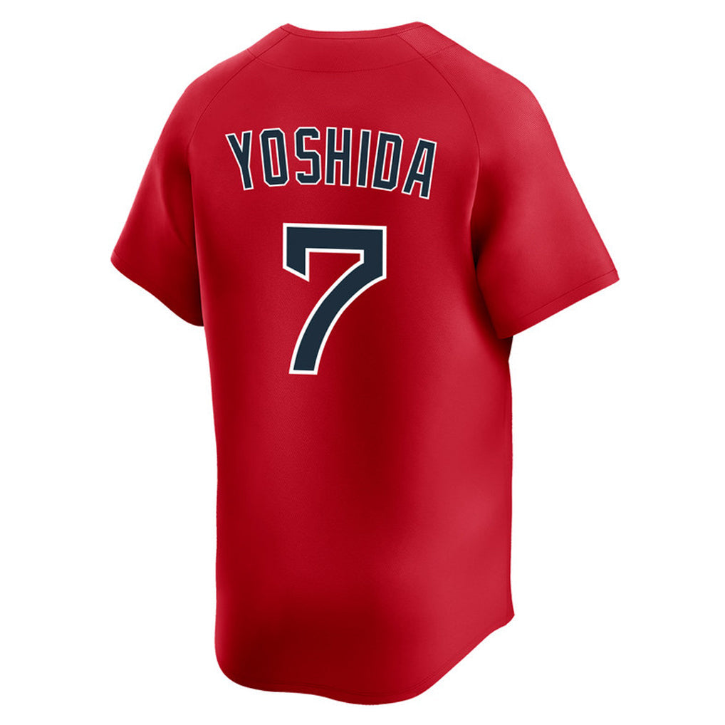 tocy B.Red Sox #7 Masataka Yoshida Player Red Limited Home Game Stitched Jerseys