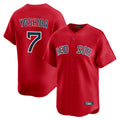 tocy B.Red Sox #7 Masataka Yoshida Player Red Limited Home Game Stitched Jersey