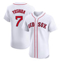 tocy B.Red Sox #7 Masataka Yoshida Player White Limited Elite Home Game Stitched Jersey