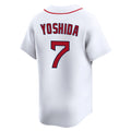 tocy B.Red Sox #7 Masataka Yoshida Player White Limited Home Game Stitched Jerseys