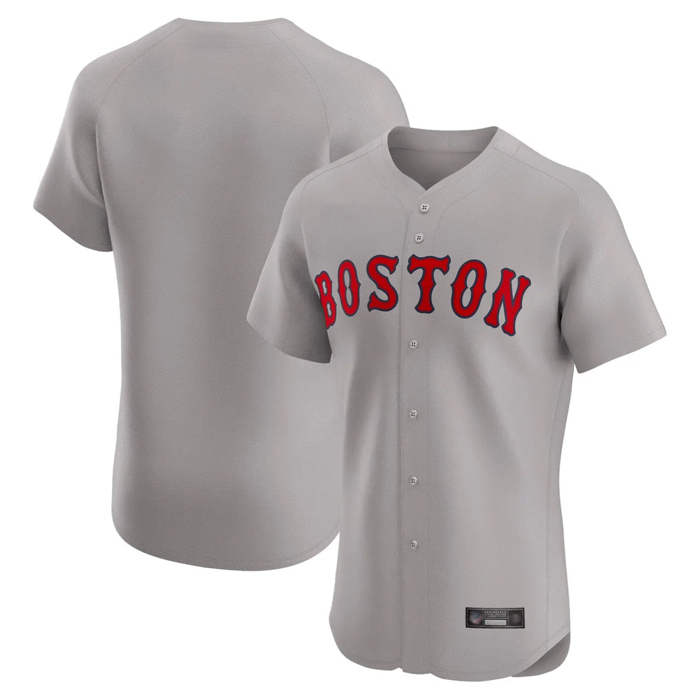 tocy B.Red Sox Blank Player Gray Road Limited Elite Home Game Stitched Jerseys
