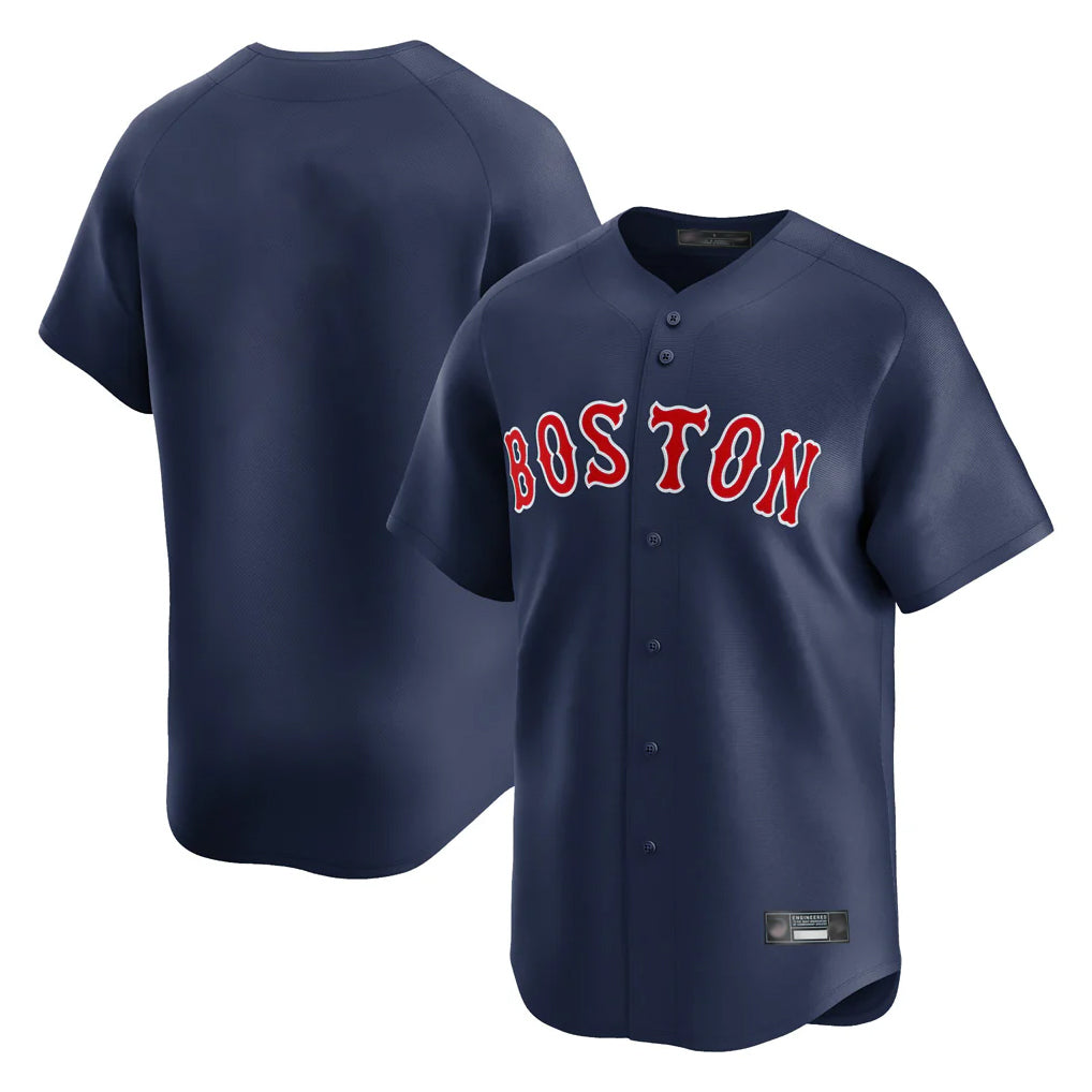 tocy B.Red Sox Blank Player Navy Limited Home Game Stitched Jerseys