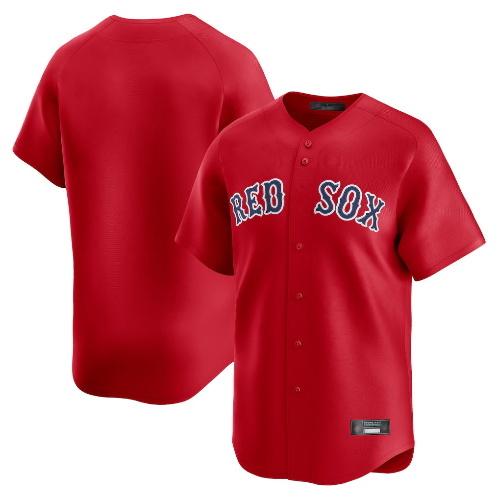 tocy B.Red Sox Blank Player Red Limited Home Game Stitched Jerseys