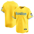 tocy B.Red Sox Blank Player Yellow Limited Home Game Stitched Jerseys