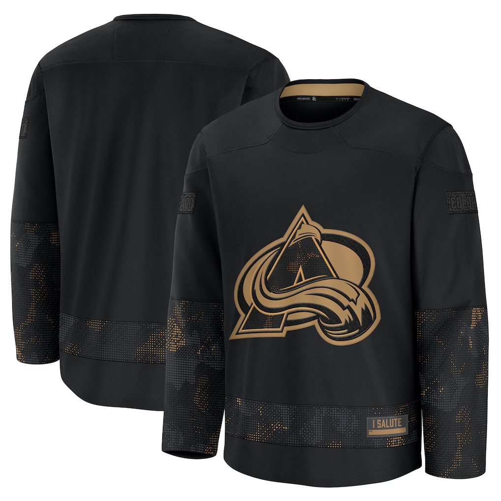 Tocy C.Avalanche Black 2024 Military Appreciation Practice Jerseys