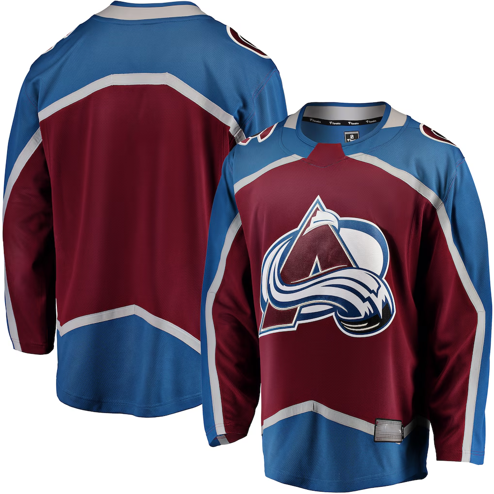 Tocy C.Avalanche Maroon Breakaway Home Jerseys