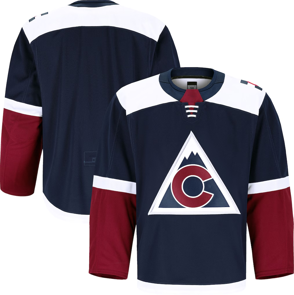 Tocy C.Avalanche Navy Alternate Authentic Pro Jerseys