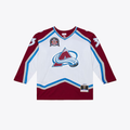 Tocy C.Avalanche Patrick Roy Mitchell & Ness White 1995 Power Play Jerseys