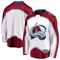 Tocy C.Avalanche White Away Breakaway Jerseys