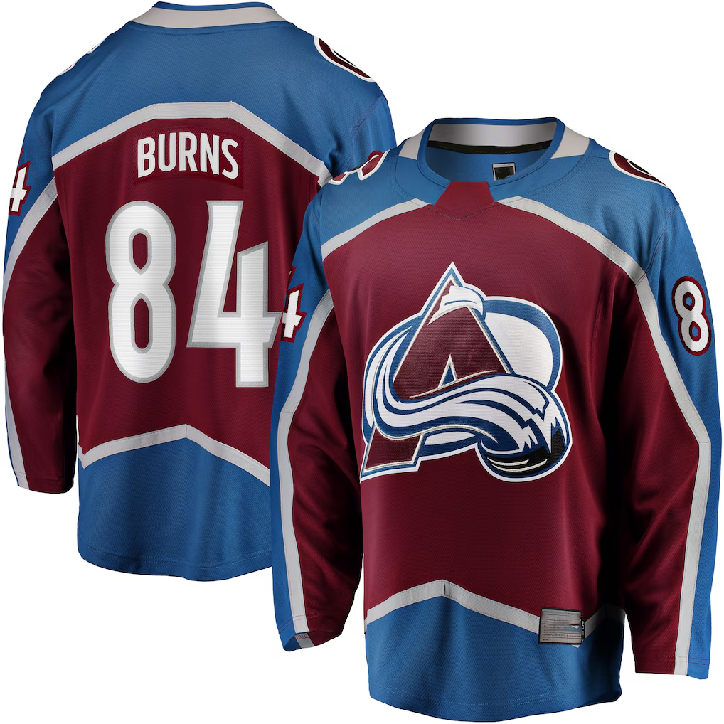 Tocy C.Avalanche #84 Brent Burns Burgundy Home Breakaway Jerseys