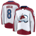 Tocy C.Avalanche #8 Cale Makar White Away Premium Jerseys