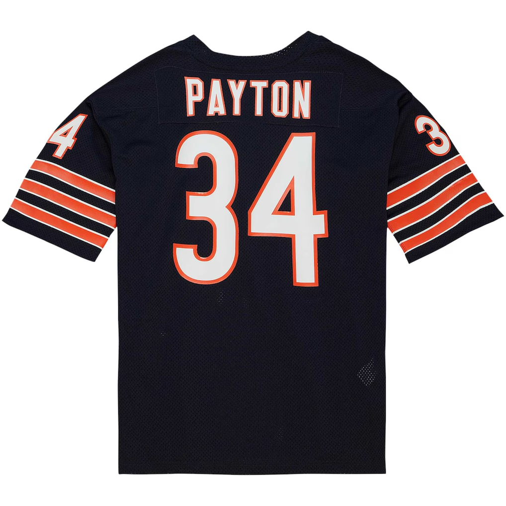tocy C.Bears 1983 #34 Walter Payton Mitchell & Ness Navy Authentic Throwback Retired Player Stitched Puhic Jersey