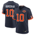 Tocy C.Bears #10 Luther Burden III Navy 2026 Rivalries Collection Game Stitched Jerseys