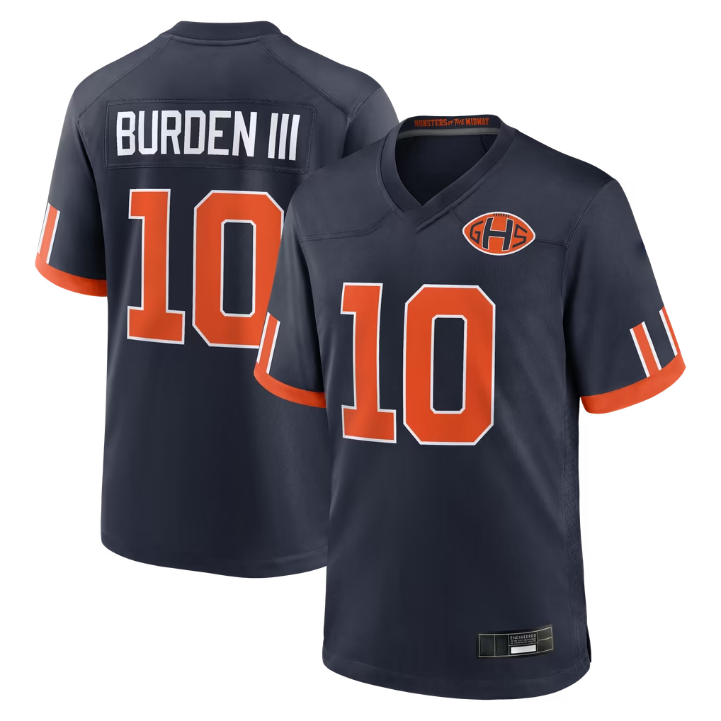 Tocy C.Bears #10 Luther Burden III Navy 2026 Rivalries Collection Game Stitched Jerseys