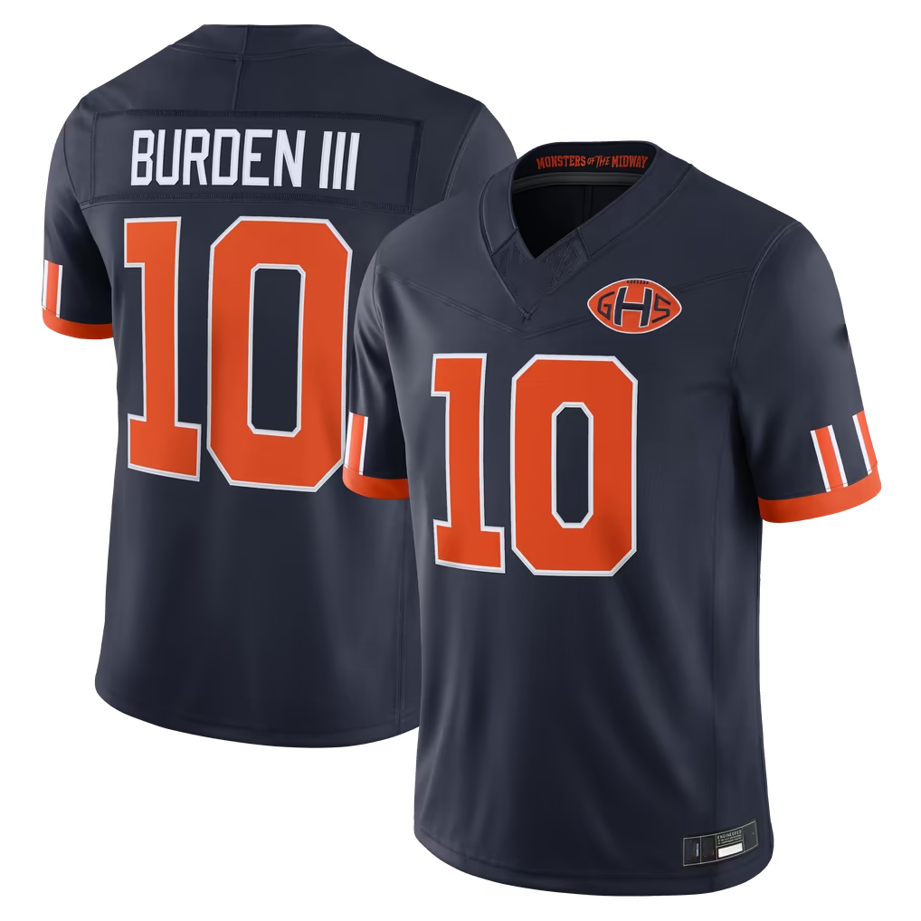 Tocy C.Bears #10 Luther Burden III Navy 2026 Rivalries Collection Limited Stitched Jerseys