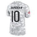 tocy C.Bears #10 Luther Burden III Player Arctic Camo Salute to Service Limited Stitched Jerseys