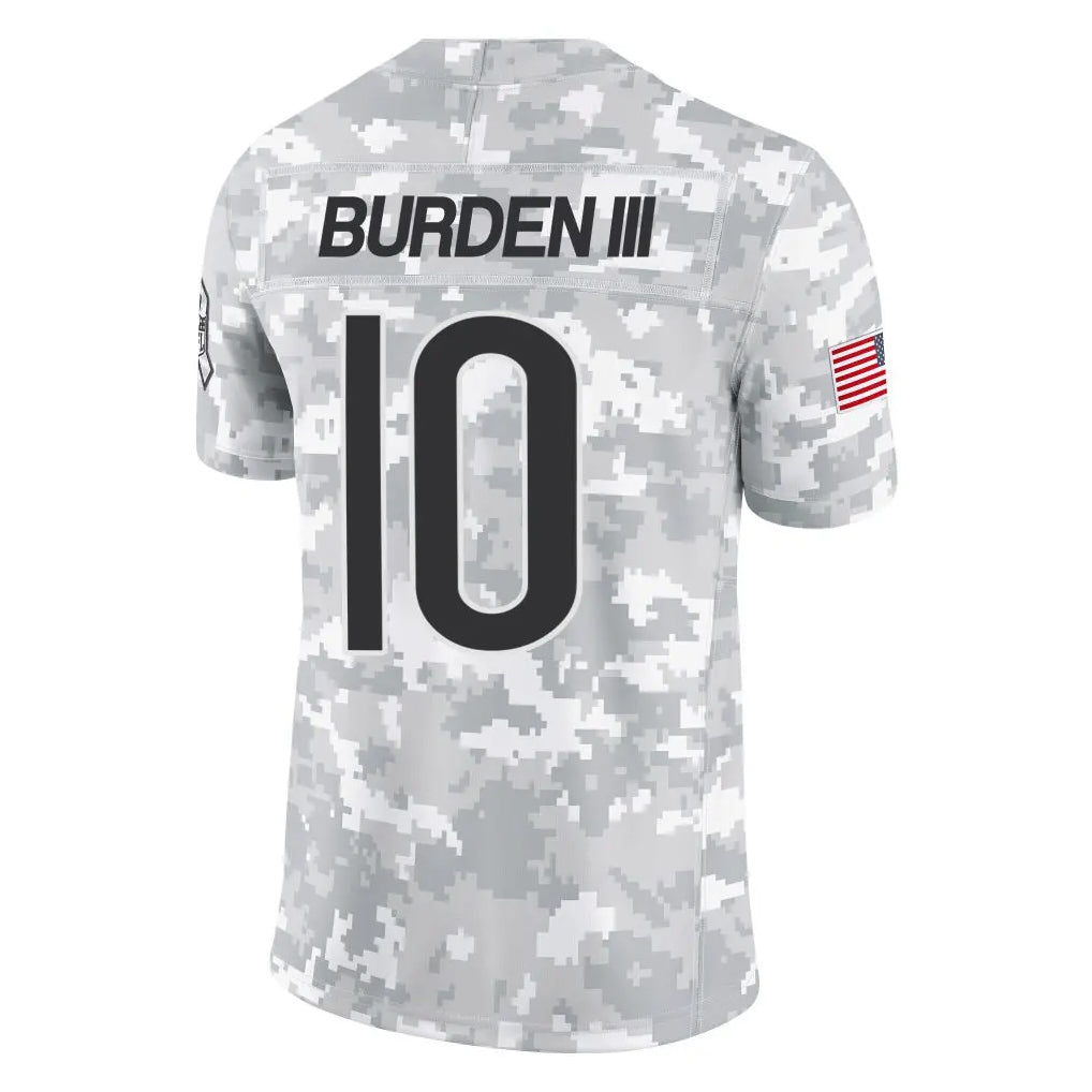 tocy C.Bears #10 Luther Burden III Player Arctic Camo Salute to Service Limited Stitched Jerseys
