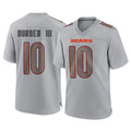 tocy C.Bears #10 Luther Burden III Player Gray Atmosphere Fashion Game Stitched Jerseys
