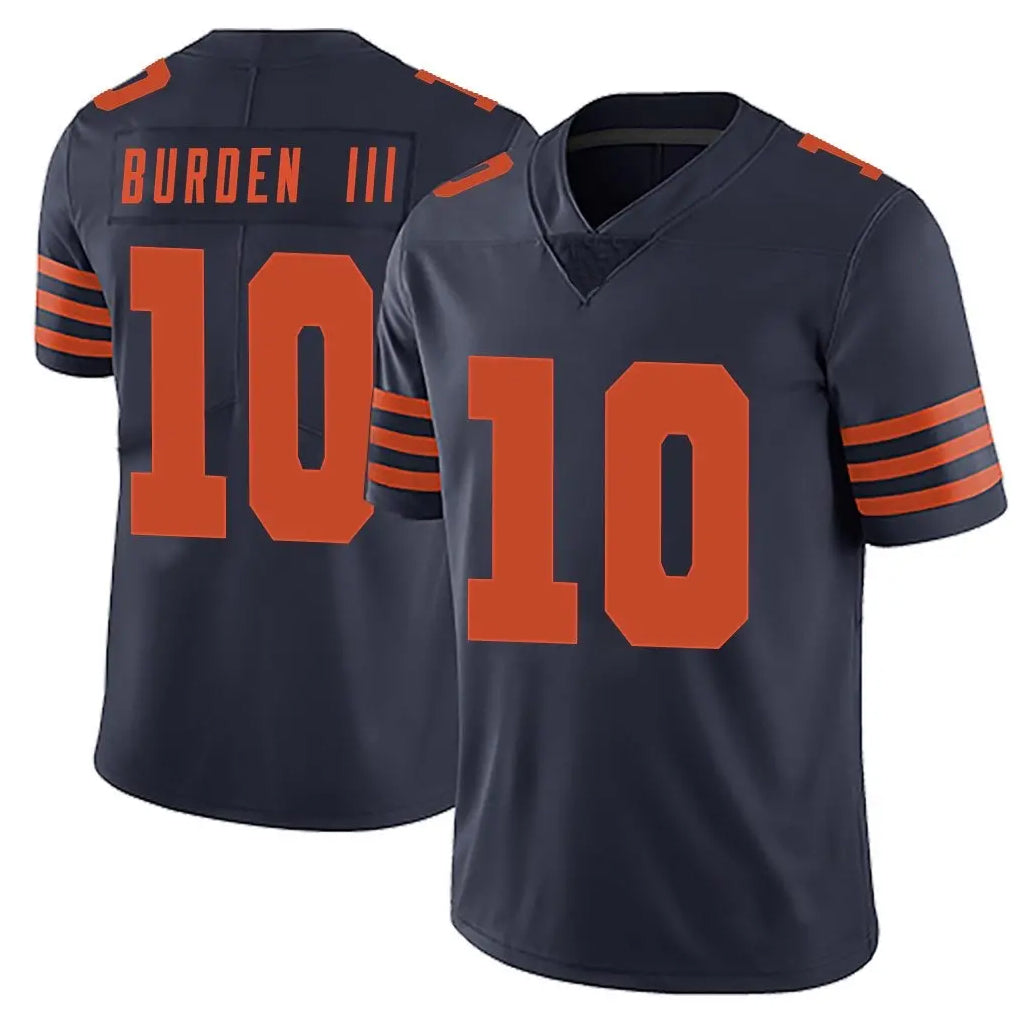 tocy C.Bears #10 Luther Burden III Player Navy Blue Alternate Vapor Untouchable Limited Stitched Jerseys