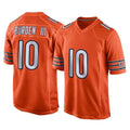 tocy C.Bears #10 Luther Burden III Player Orange Home Game Stitched Jerseys