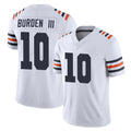 tocy C.Bears #10 Luther Burden III Player White Classic Vapor Limited Home Game Stitched Jerseys