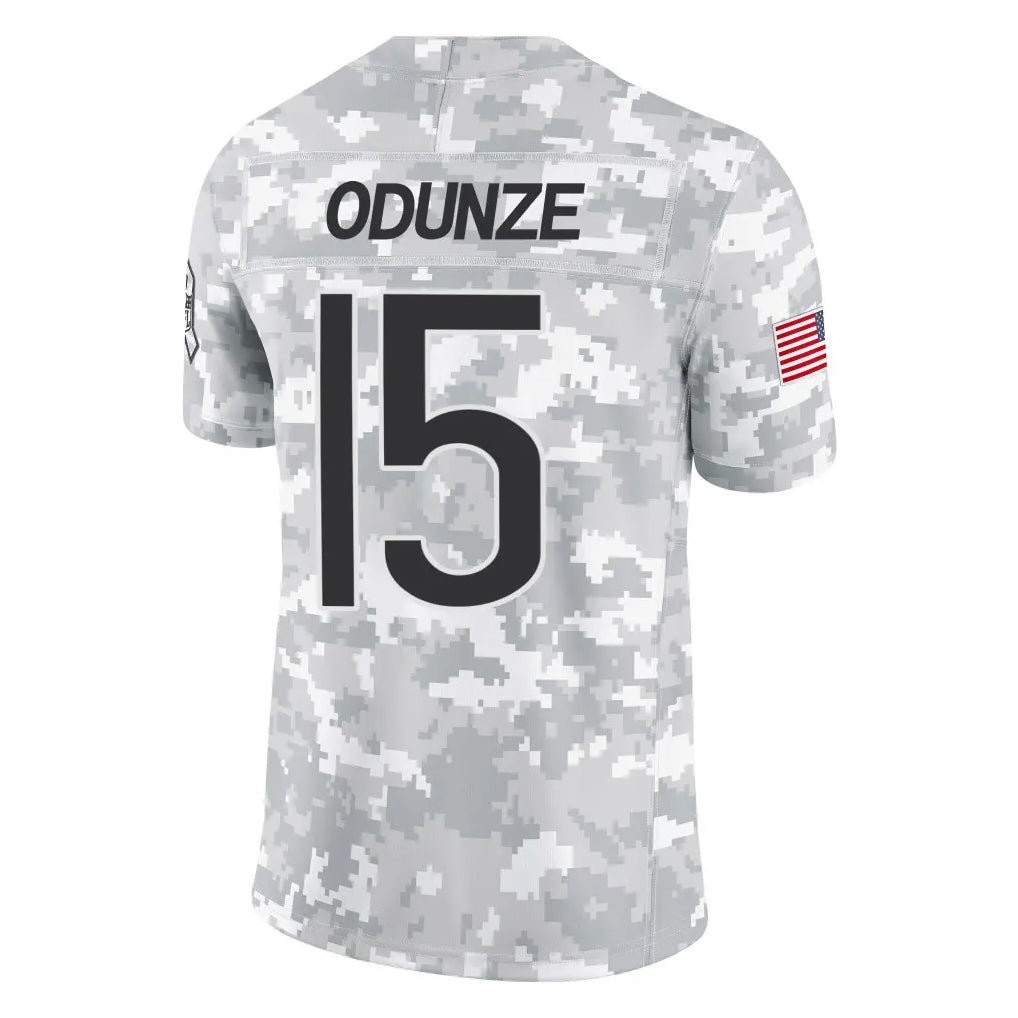 tocy C.Bears #15 Rome Odunze Player Arctic Camo Salute to Service Limited Stitched Jerseys