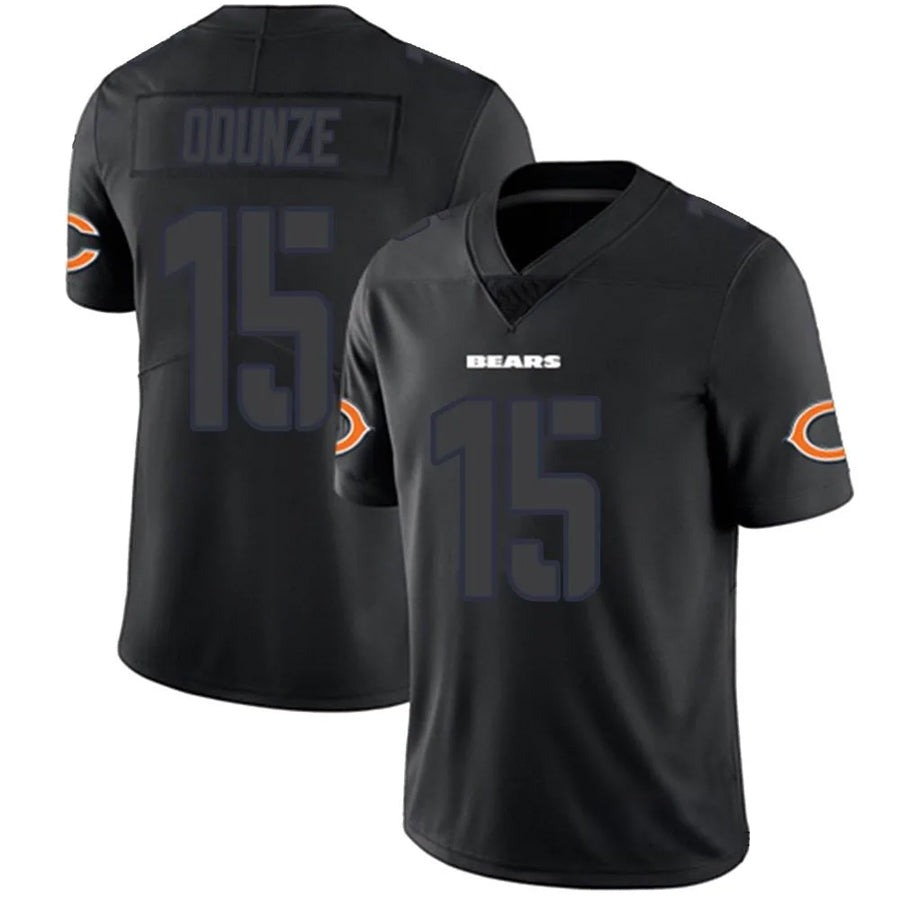 tocy C.Bears #15 Rome Odunze Player Legend Limited Black Game Stitched Jerseys