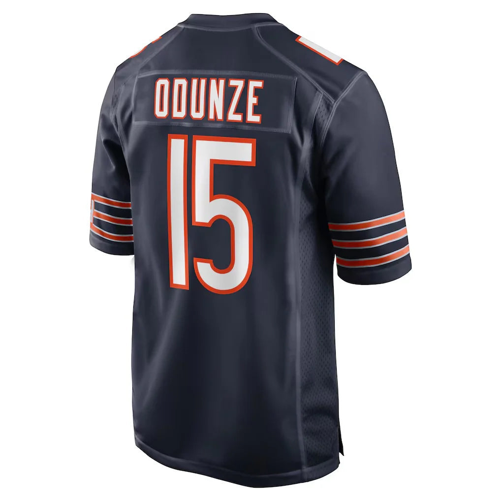 tocy C.Bears #15 Rome Odunze Player Navy Home Game Stitched Jerseys