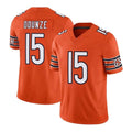 tocy C.Bears #15 Rome Odunze Player Orange Vapor F.U.S.E. Limited Home Game Stitched Jerseys