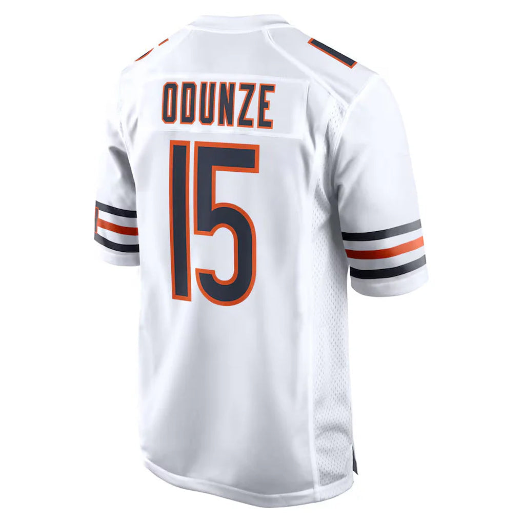 tocy C.Bears #15 Rome Odunze Player White Home Game Stitched Jerseys