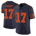 tocy C.Bears #17 Tyson Bagent Player Navy Blue Alternate Vapor Untouchable Limited Stitched Jerseys