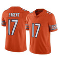tocy C.Bears #17 Tyson Bagent Player Orange Alternate Vapor Limited Home Game Stitched Jerseys