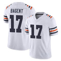 tocy C.Bears #17 Tyson Bagent Player White Classic Vapor Limited Home Game Stitched Jerseys