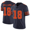 tocy C.Bears #18 Caleb Williams Player Navy Blue Alternate Vapor Untouchable Limited Stitched Jerseys