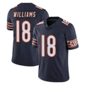 tocy C.Bears #18 Caleb Williams Player Navy Vapor Untouchable Limited Home Game Stitched Jerseys
