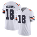 tocy C.Bears #18 Caleb Williams Player White Classic Vapor Limited Home Game Stitched Jerseys