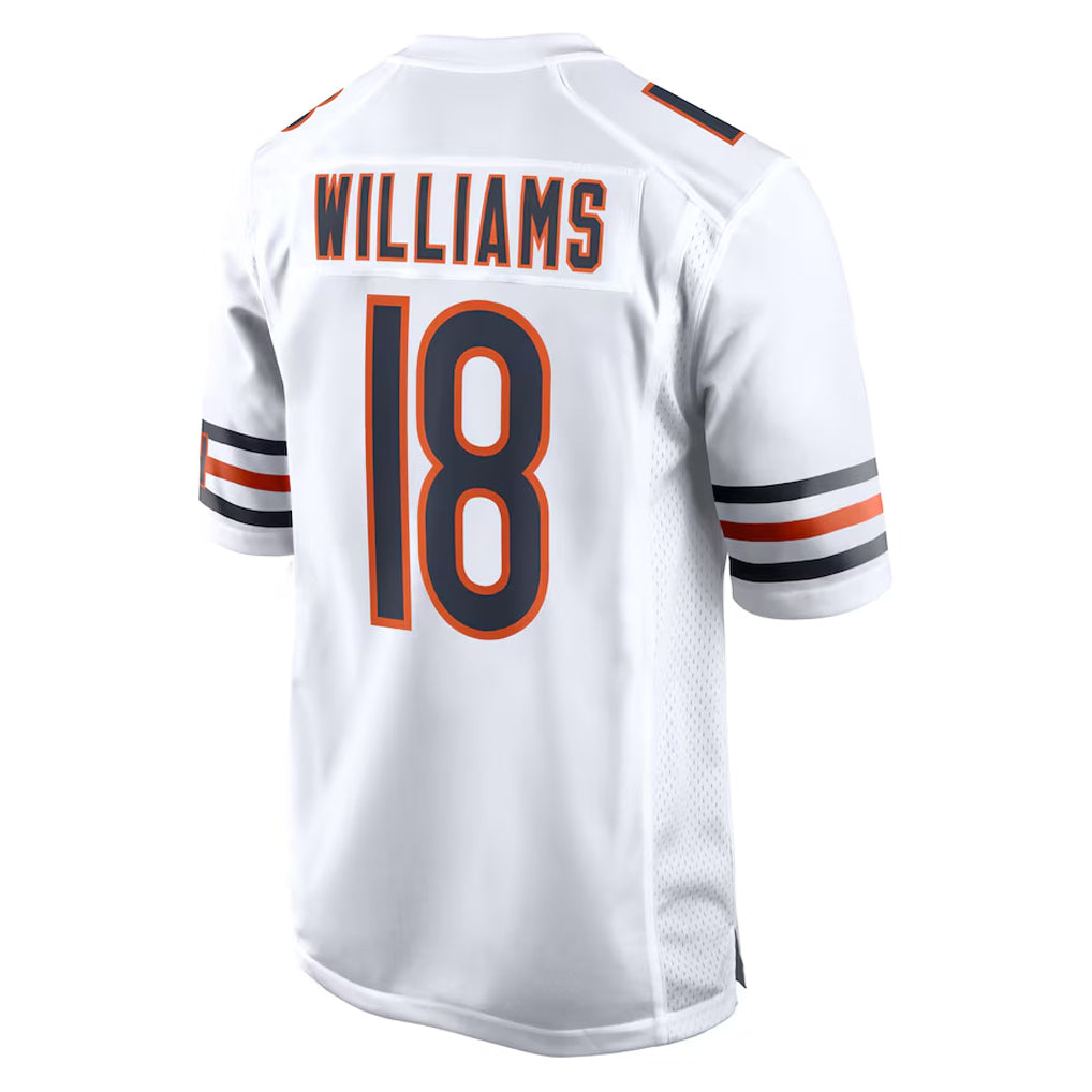 tocy C.Bears #18 Caleb Williams Player White Home Game Stitched Jerseys