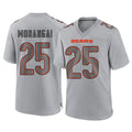 tocy C.Bears #25 Kyle Monangai Player Gray Atmosphere Fashion Game Stitched Jerseys